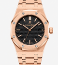 Audemars Piguet Royal Oak Rose Gold Black Dial