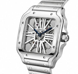 Cartier Santos Skeleton ADLC / Santos de Cartier Skeleton Watch