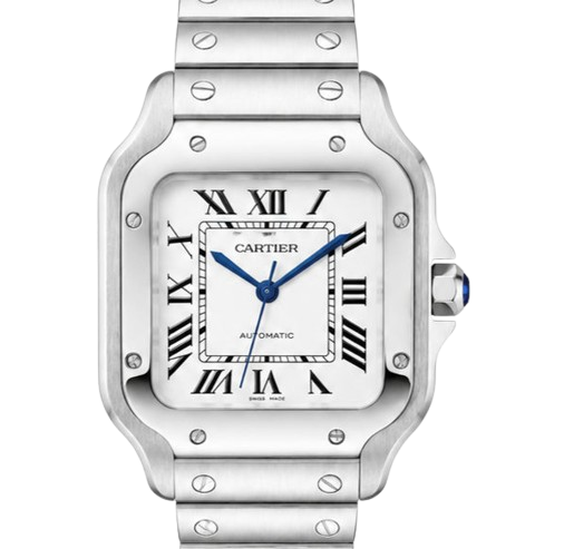 Cartier Santos Automatic Stainless Steel Watch