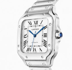 Cartier Santos Automatic Stainless Steel Watch