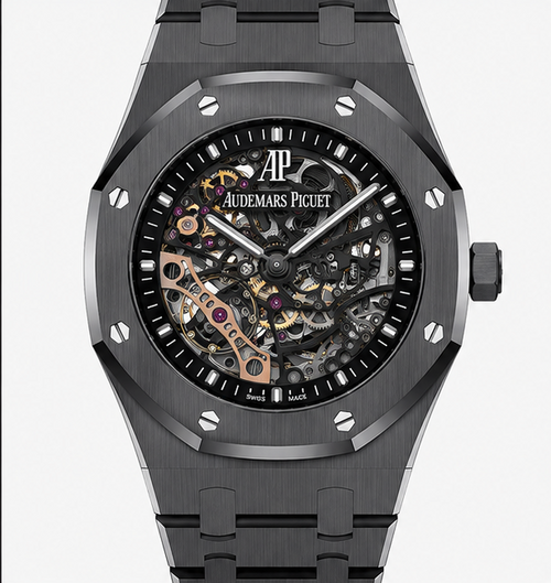 Audemars Piguet Royal Oak Double Balance Wheel Openworked Black Ceramic